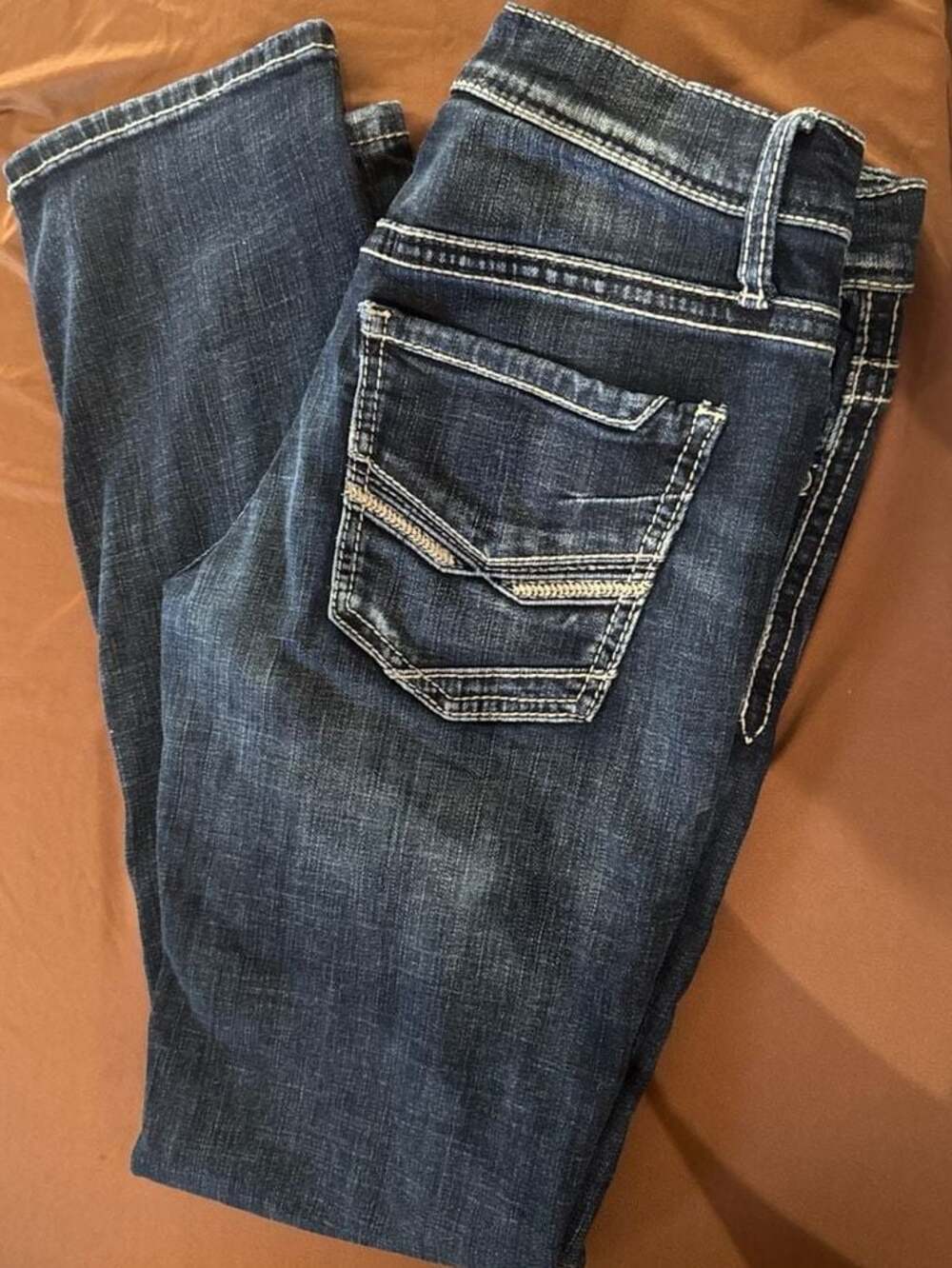 BKE Jake Straight Stretch Men's Jeans 30x32 Dark Wash